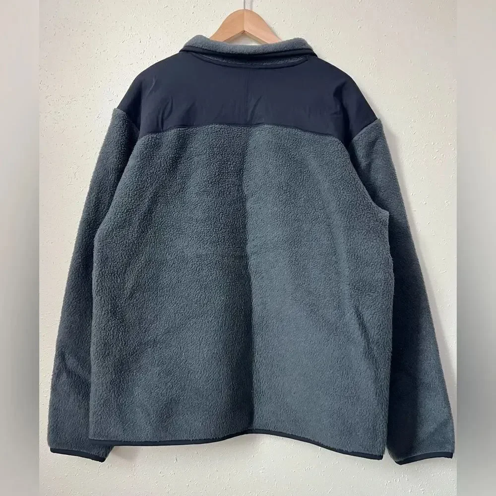 NWT Allbirds Men’s (M) Fluff Fleece Pullover in Natural Black Size L